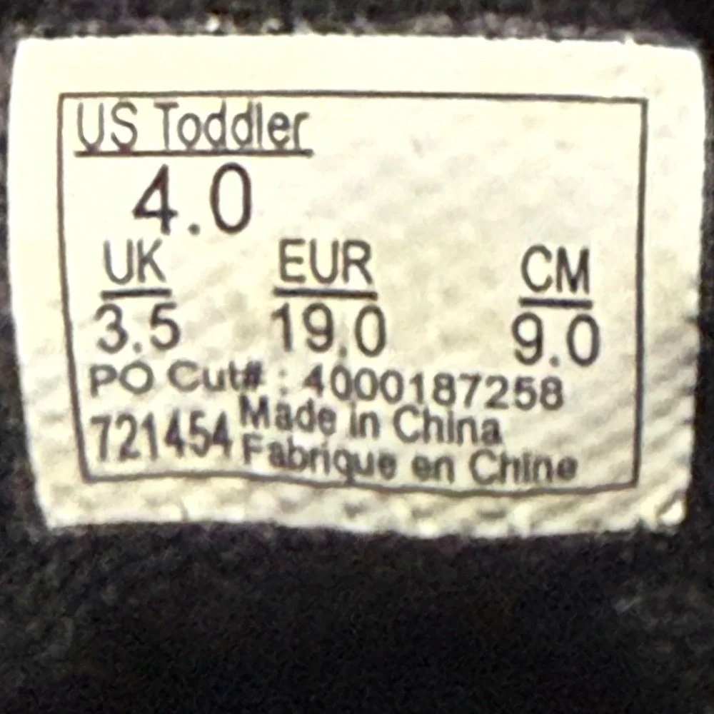 VANS Off the Wall Burger Toddler 4 Shoes‎ Sneaker